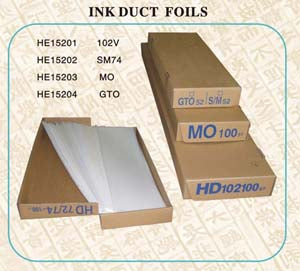 INK DUCT FOIL FOR SM102